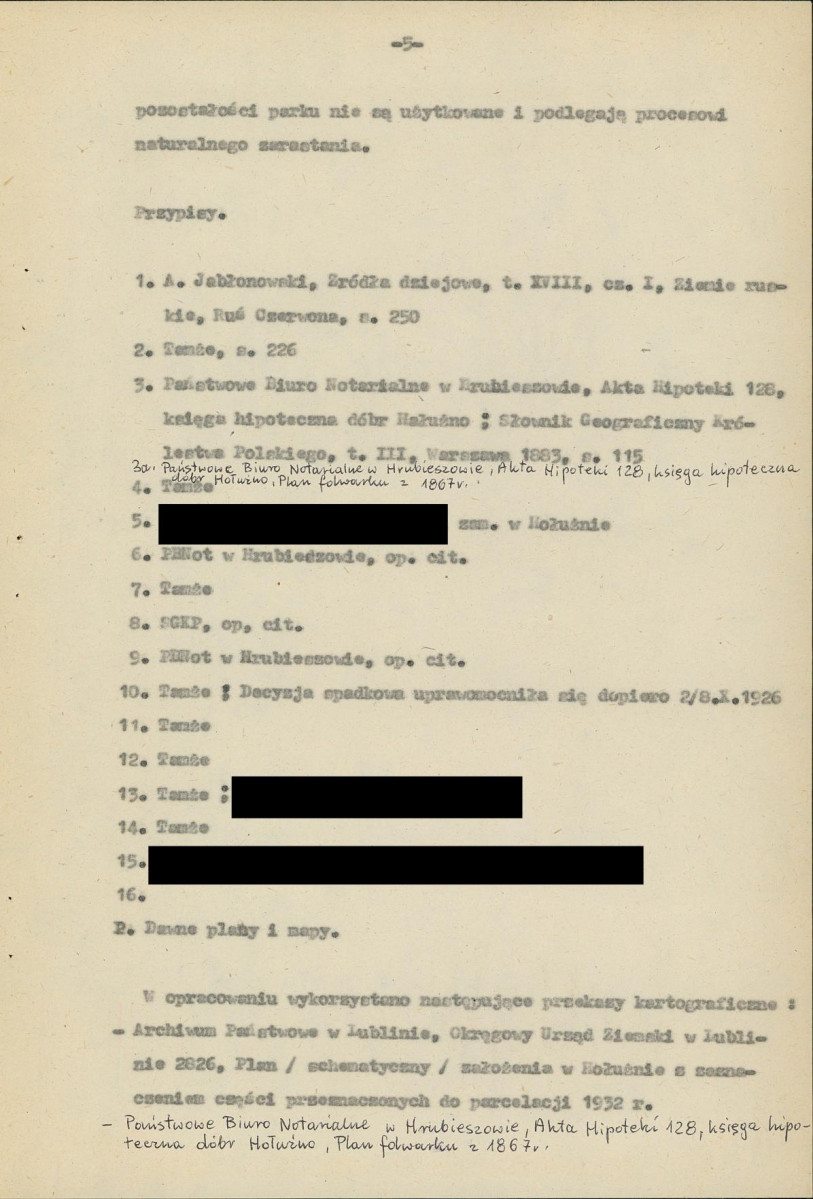 EP - Ewidencja parkowa, skan nr 16