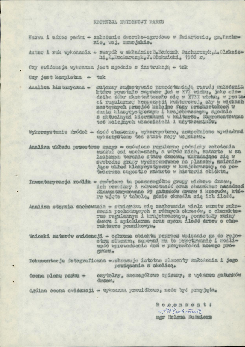 Ewidencja parkowa, skan nr 5