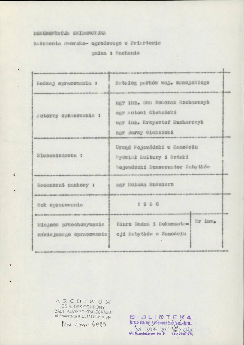 Ewidencja parkowa, skan nr 6