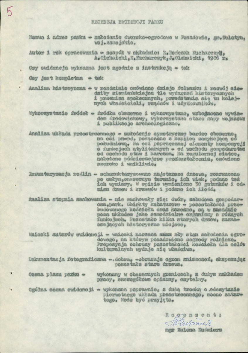 Ewidencja parkowa, skan nr 5