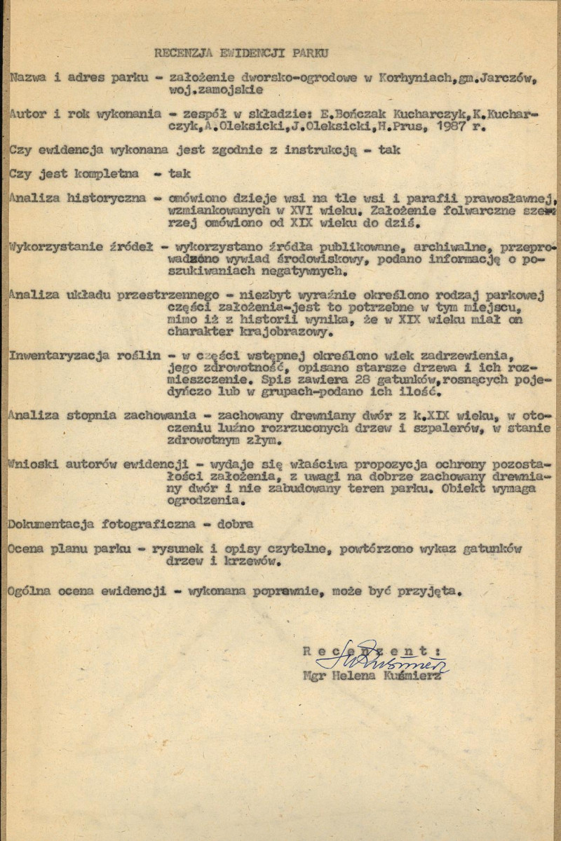 Ewidencja parkowa, skan nr 4