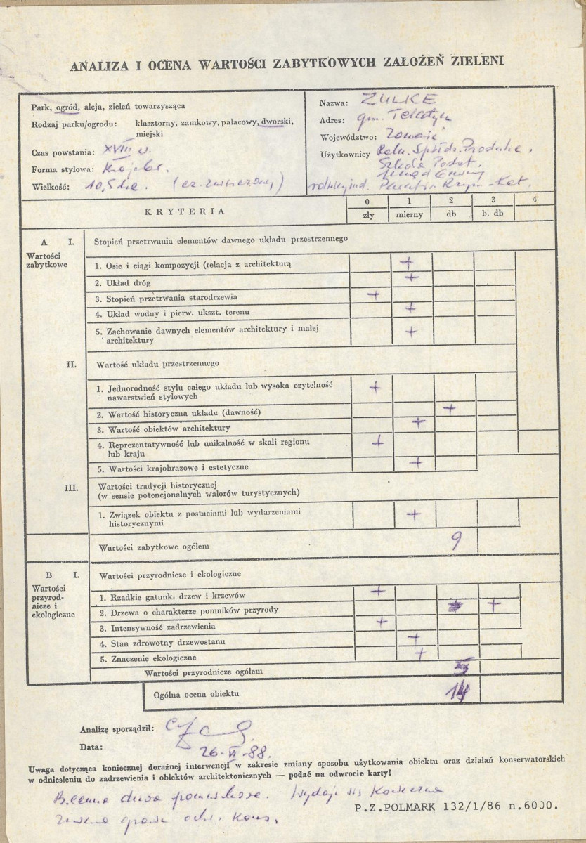 EP - Ewidencja parkowa, skan nr 3