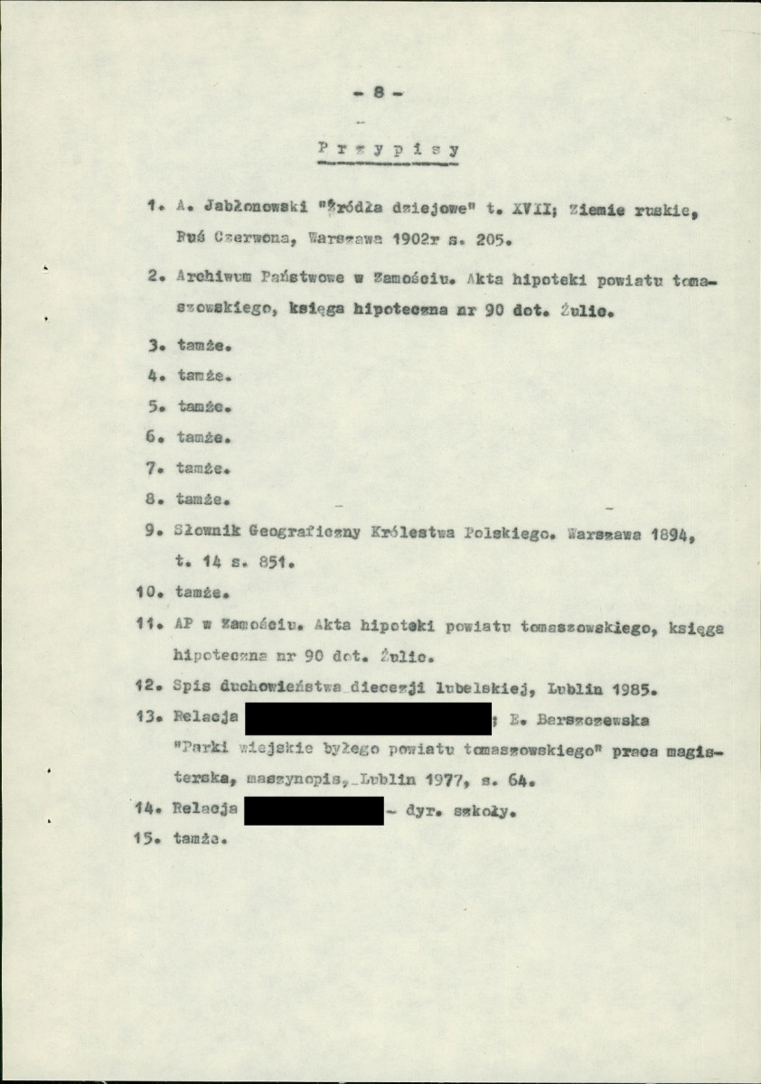 EP - Ewidencja parkowa, skan nr 16