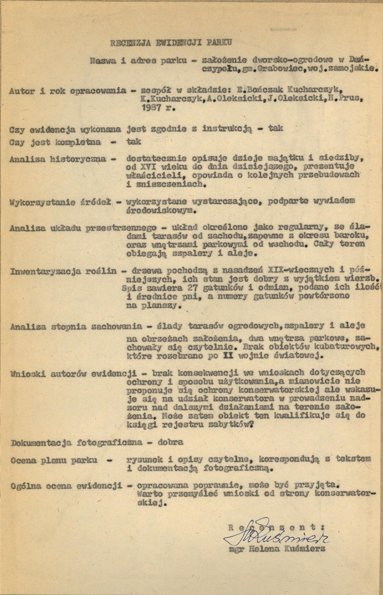 EP - Ewidencja parkowa, skan nr 4