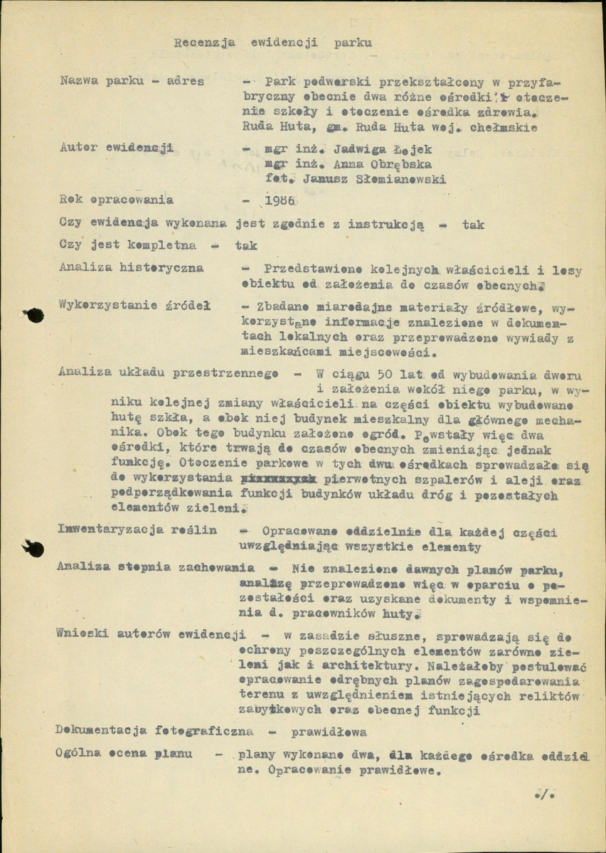EP - Ewidencja parkowa, skan nr 73
