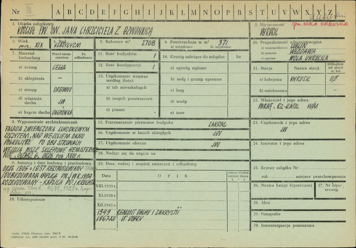 KZ - Karta zielona, skan nr 1