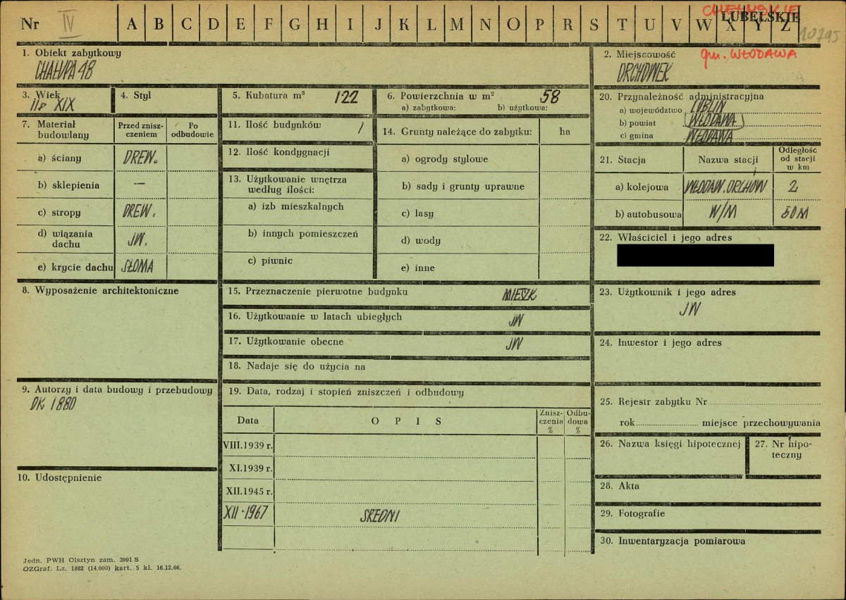 KZ - Karta zielona, skan nr 1