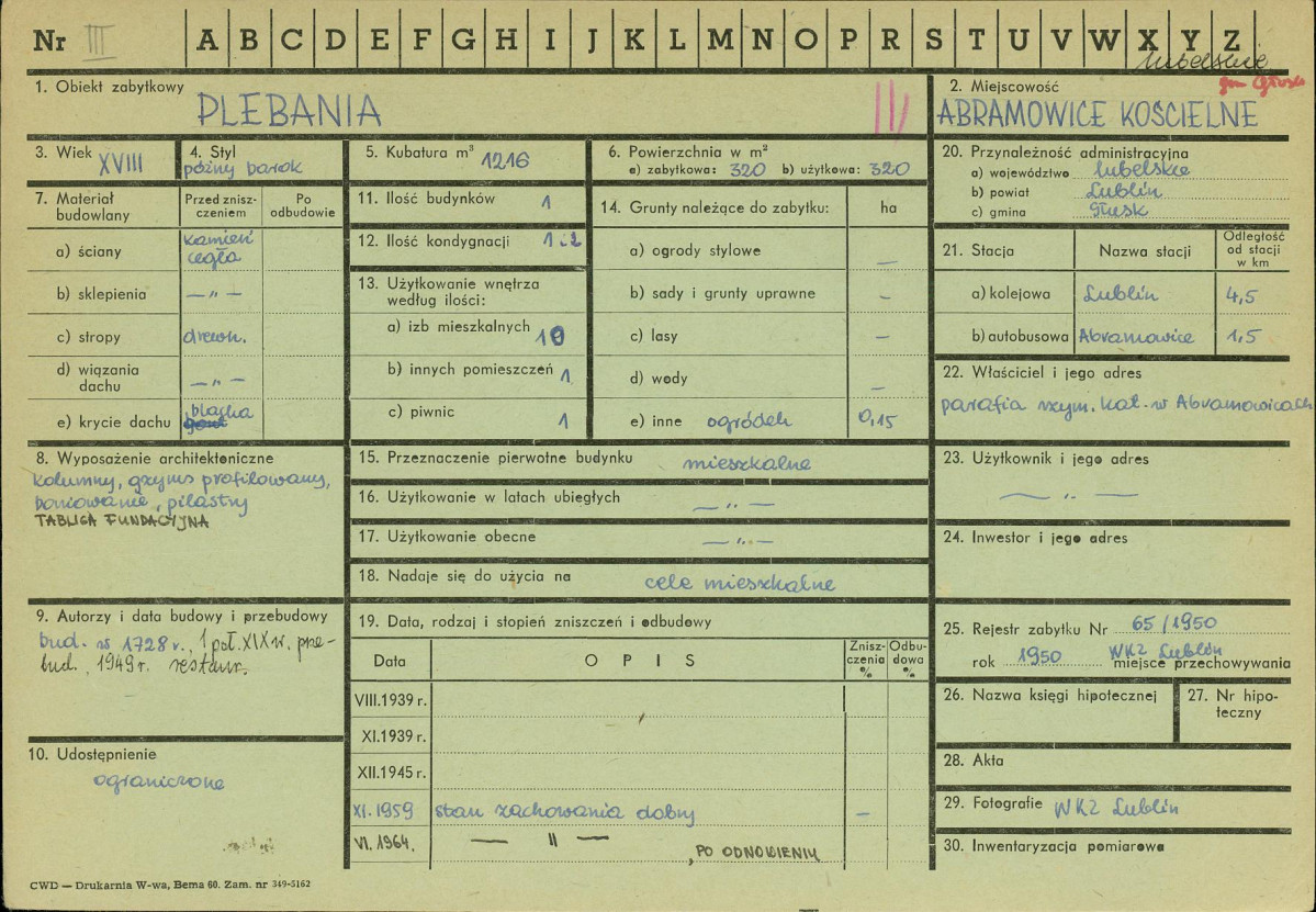 Karta zielona, skan nr 1