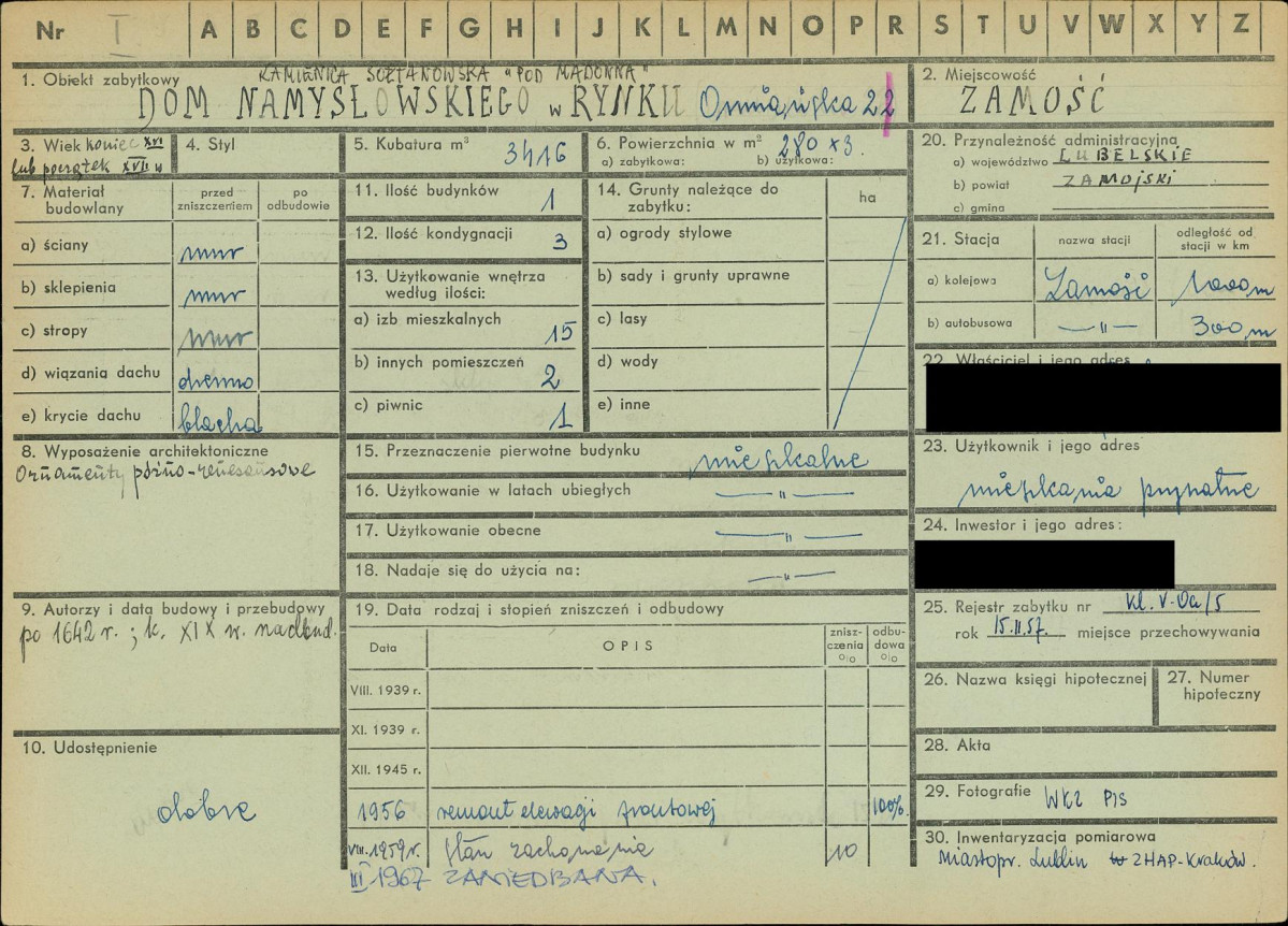 KZ - Karta zielona, skan nr 1