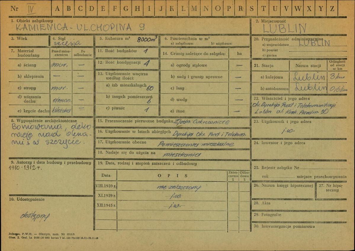 Karta zielona, skan nr 1