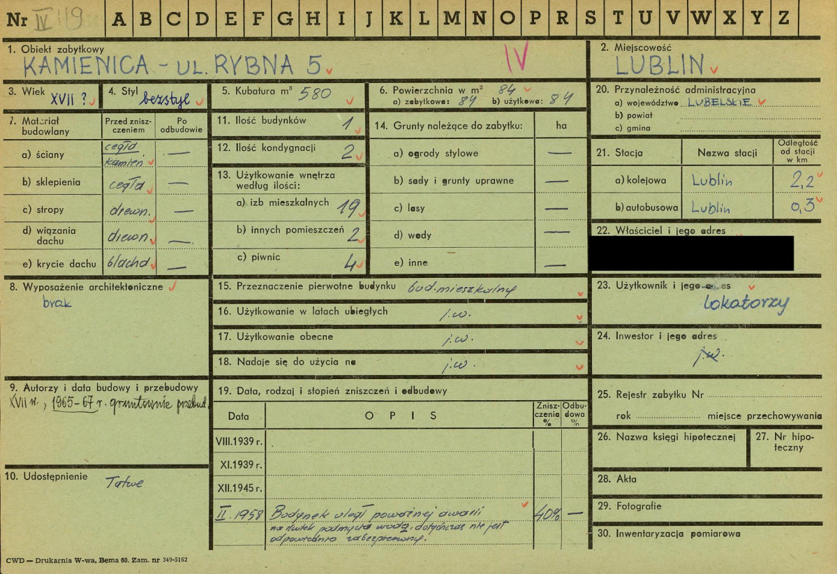 KZ - Karta zielona, skan nr 1