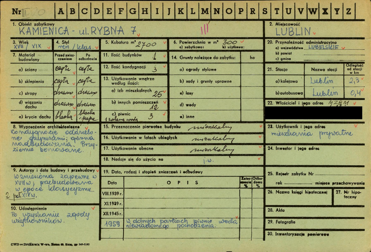 KZ - Karta zielona, skan nr 1