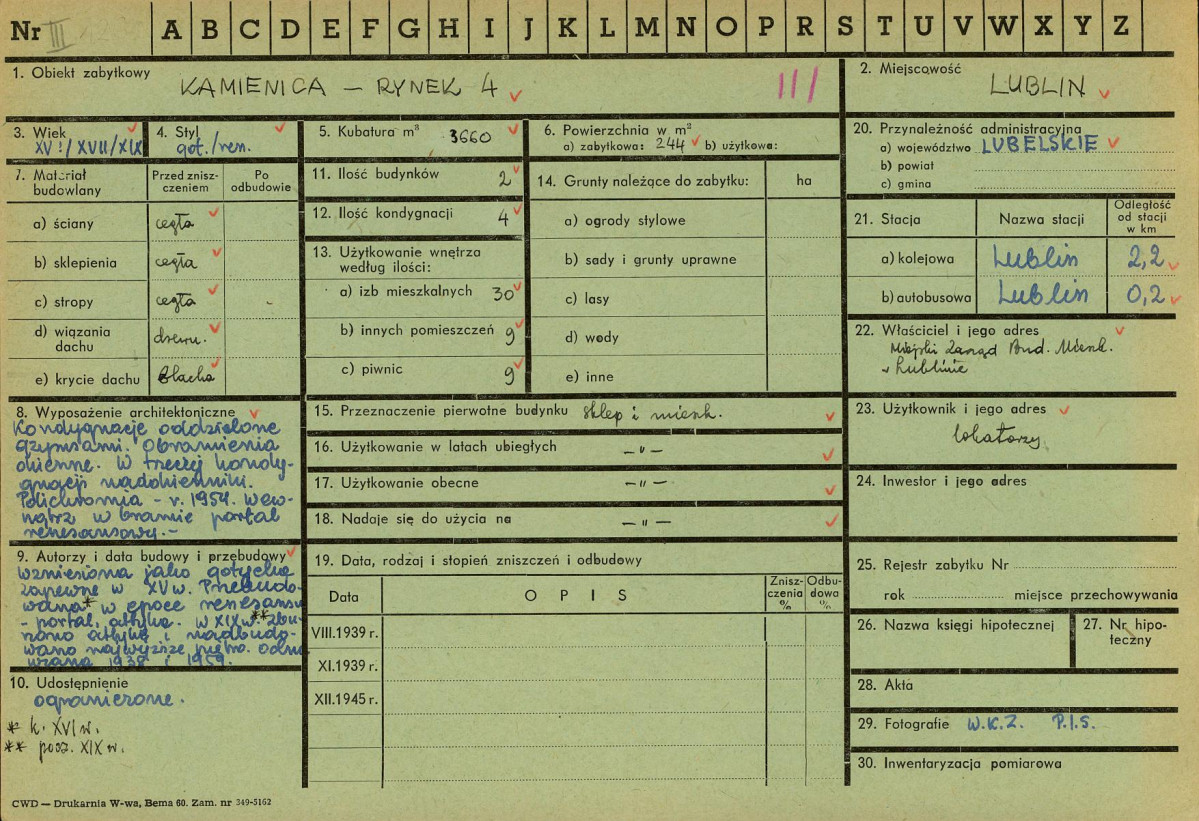 Karta zielona, skan nr 1