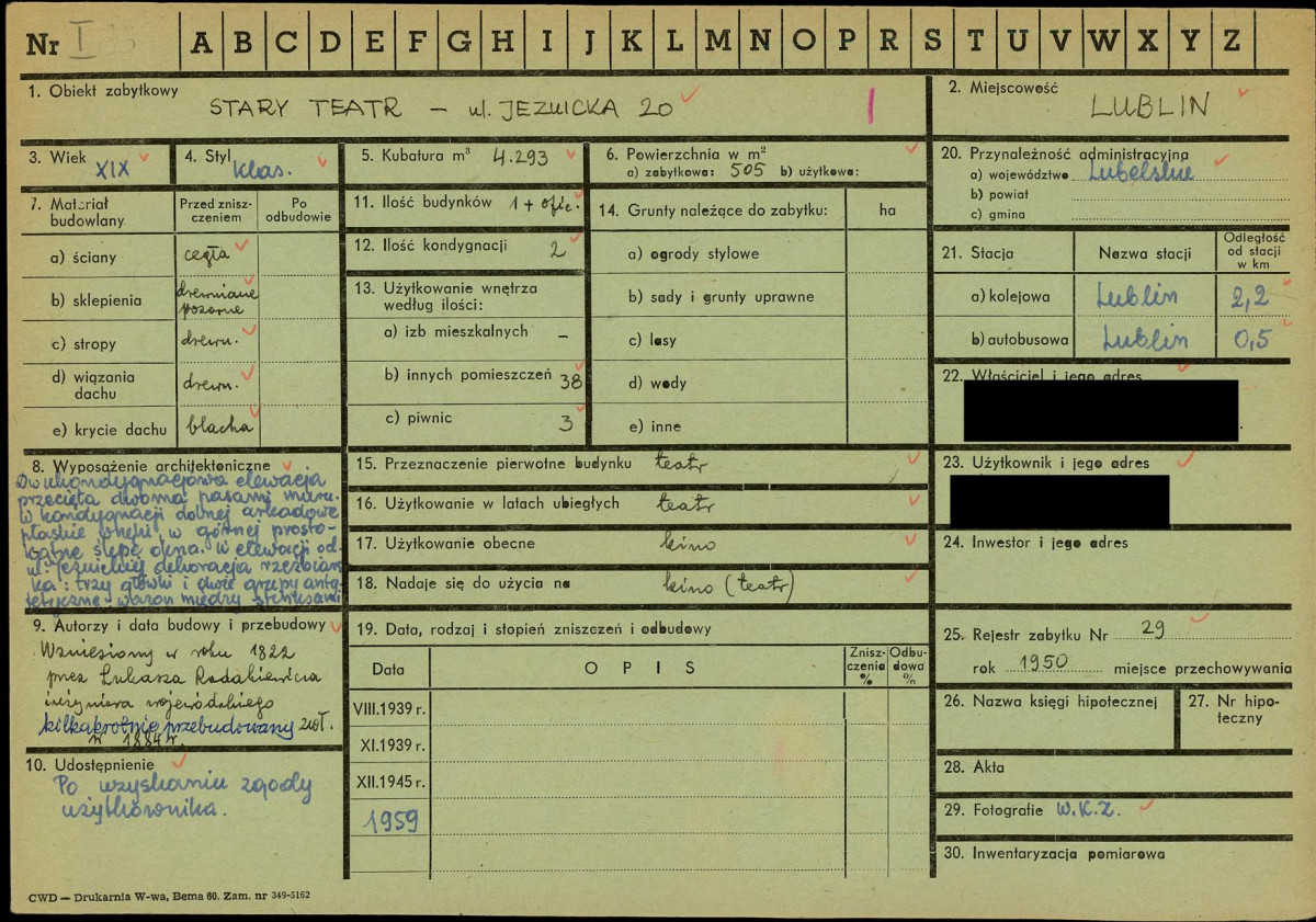 KZ - Karta zielona, skan nr 1