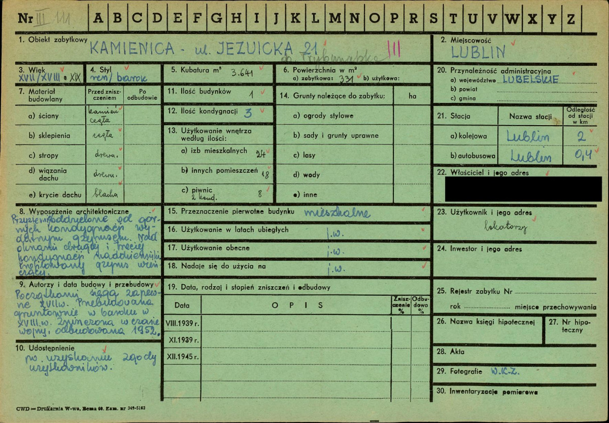 KZ - Karta zielona, skan nr 1