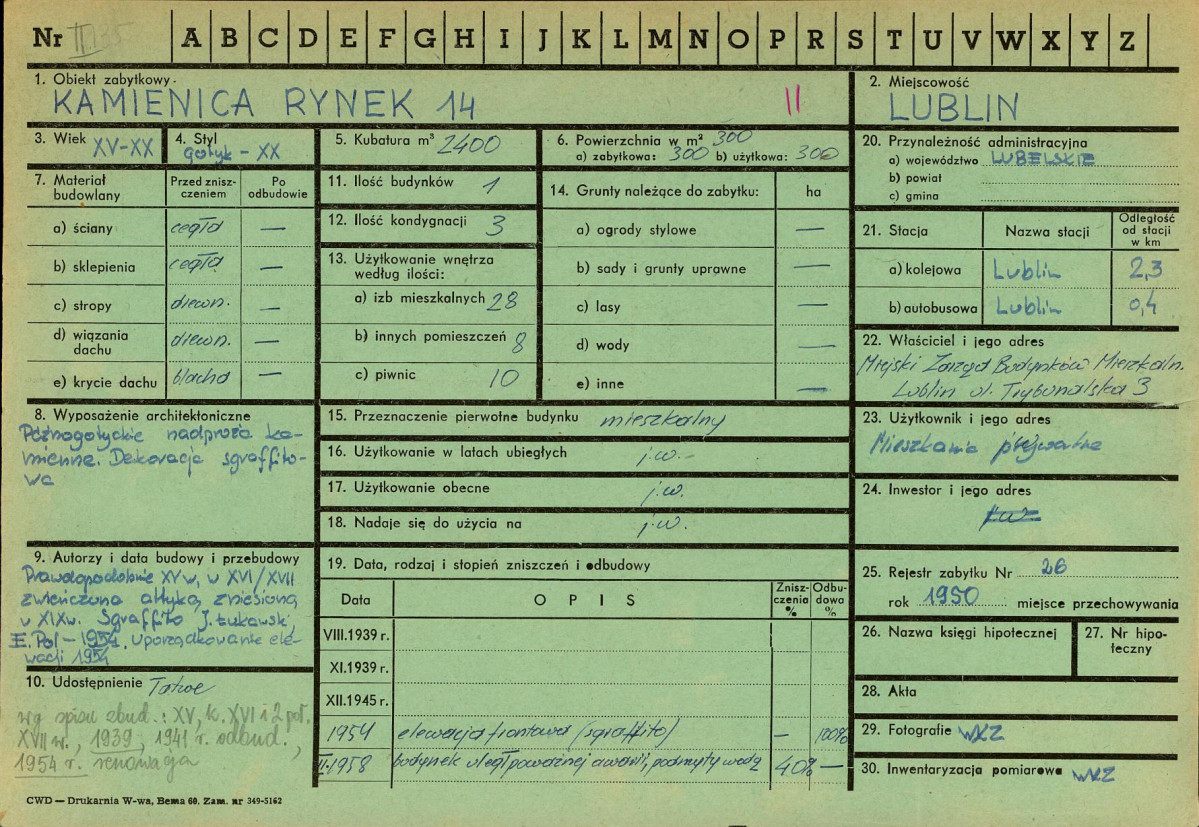 Karta zielona, skan nr 1