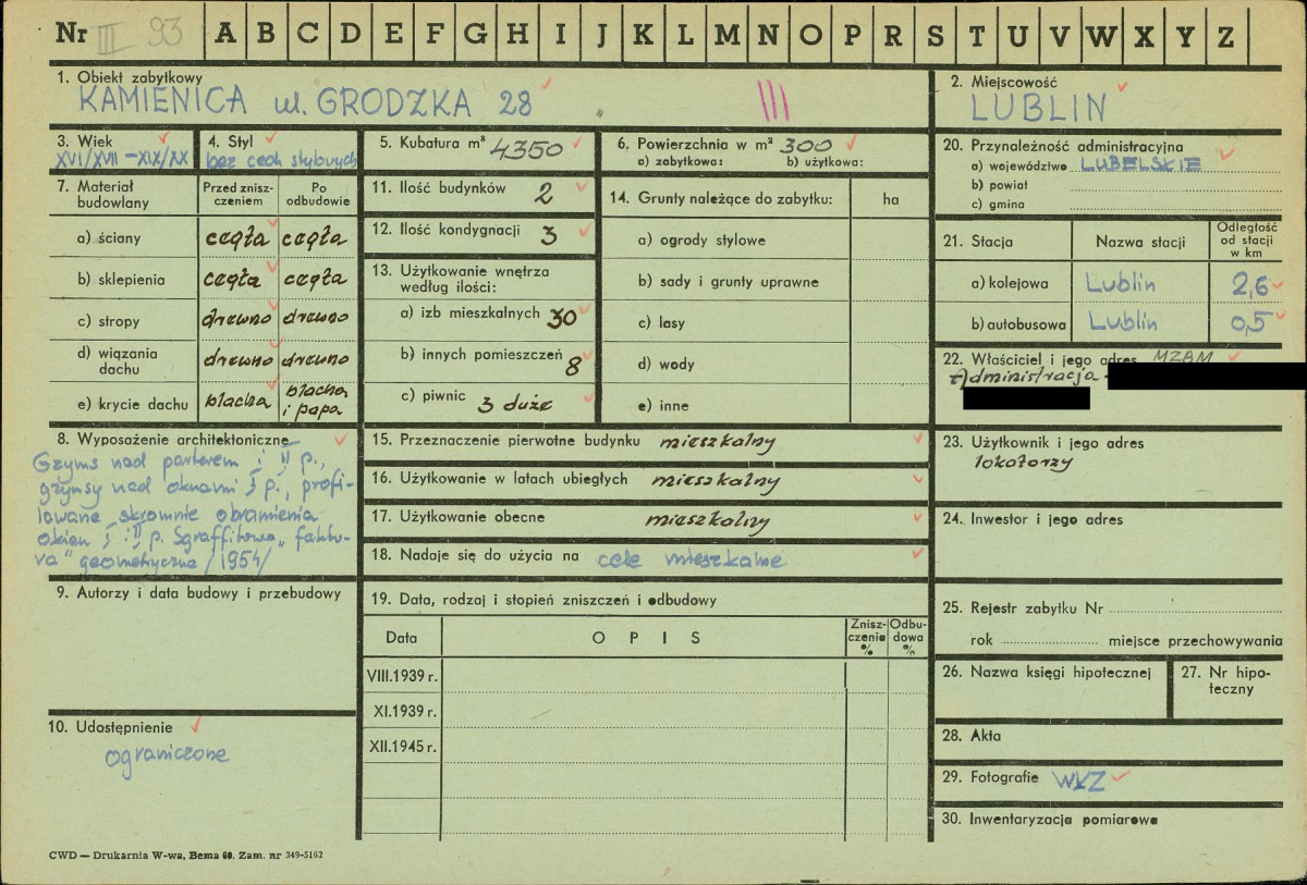 KZ - Karta zielona, skan nr 1