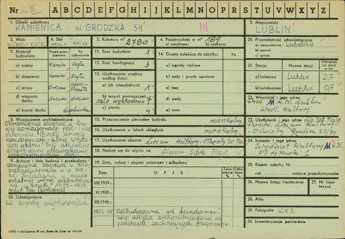 Karta zielona, skan nr 1