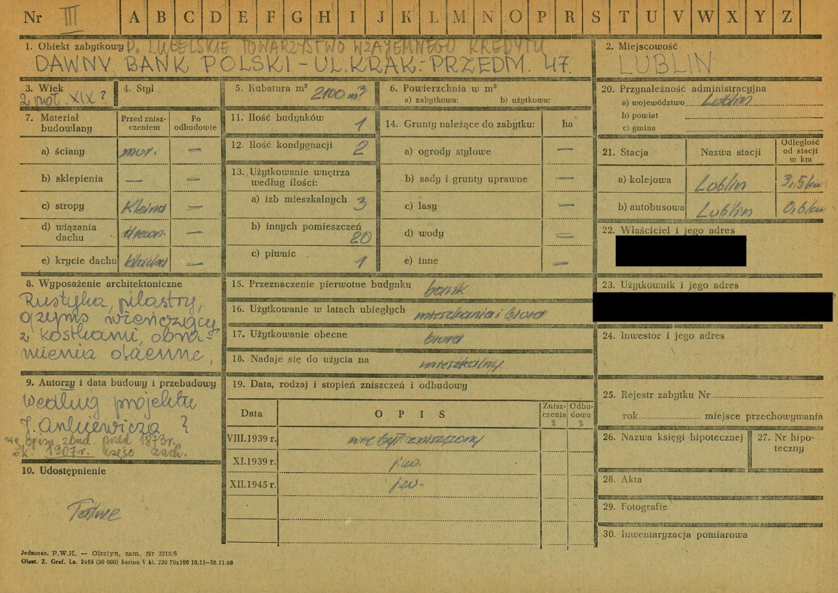 KZ - Karta zielona, skan nr 1