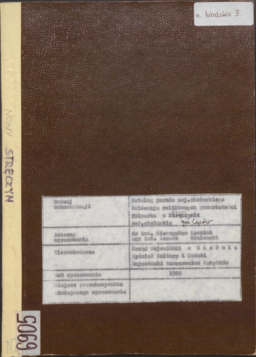 EP - Ewidencja parkowa, skan nr 1