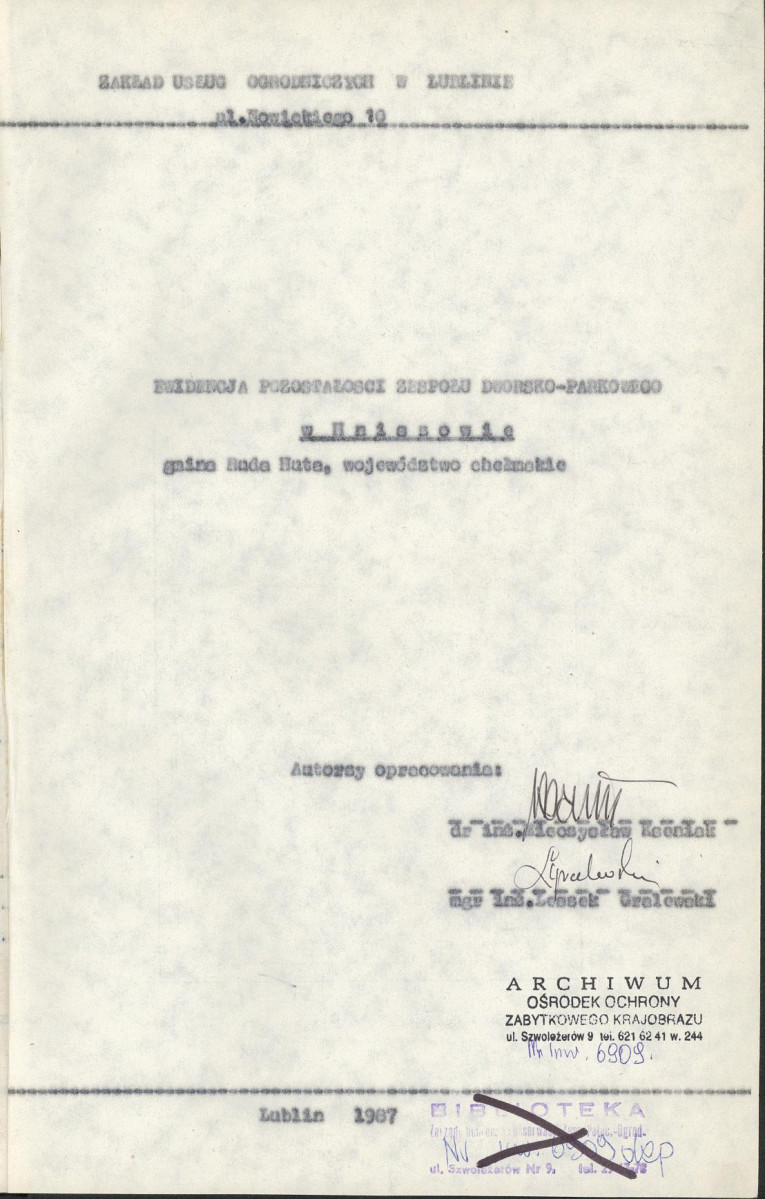 EP - Ewidencja parkowa, skan nr 5