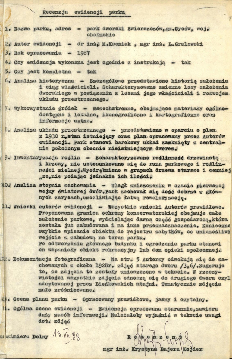 EP - Ewidencja parkowa, skan nr 4