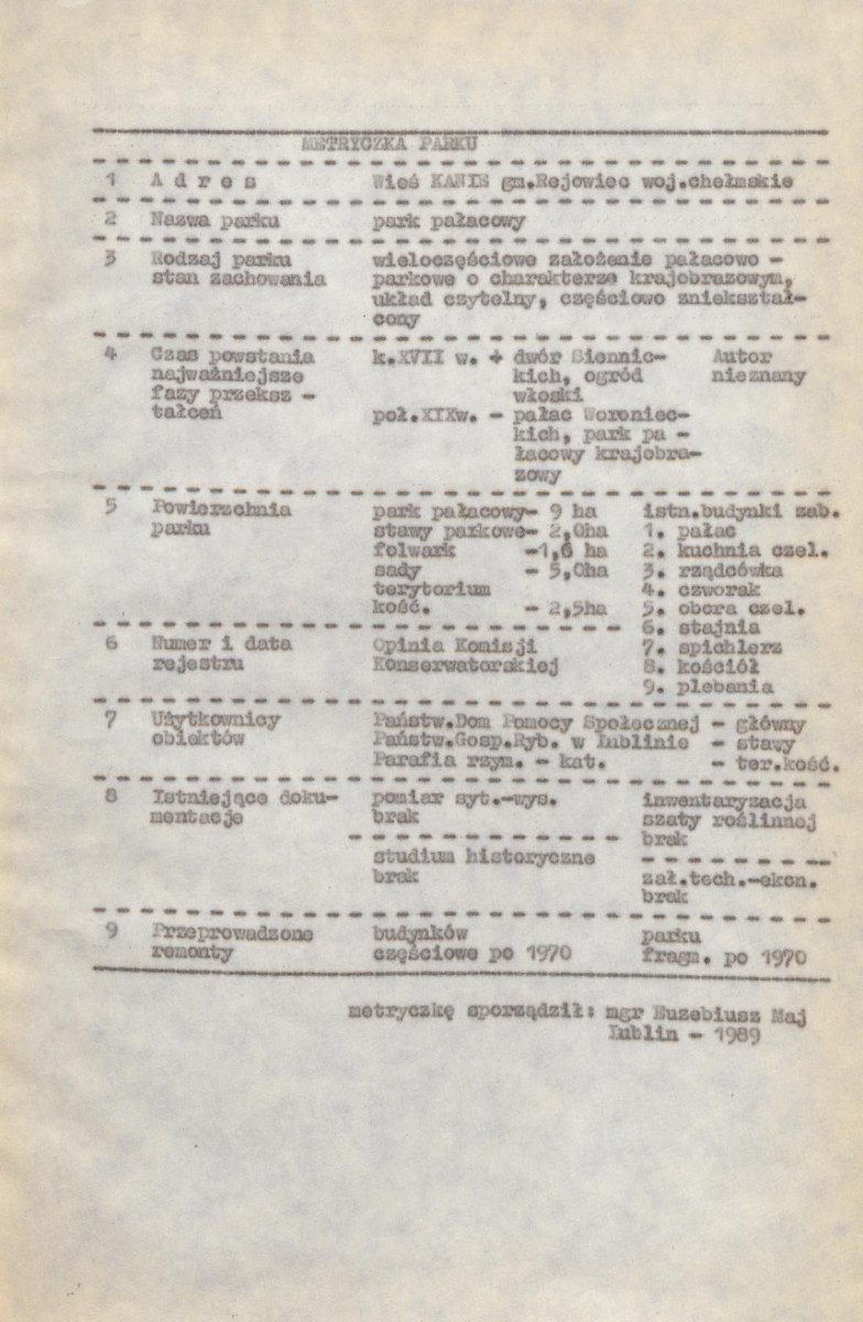 EP - Ewidencja parkowa, skan nr 7