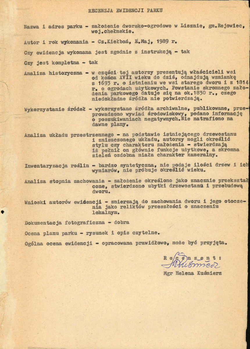 EP - Ewidencja parkowa, skan nr 4
