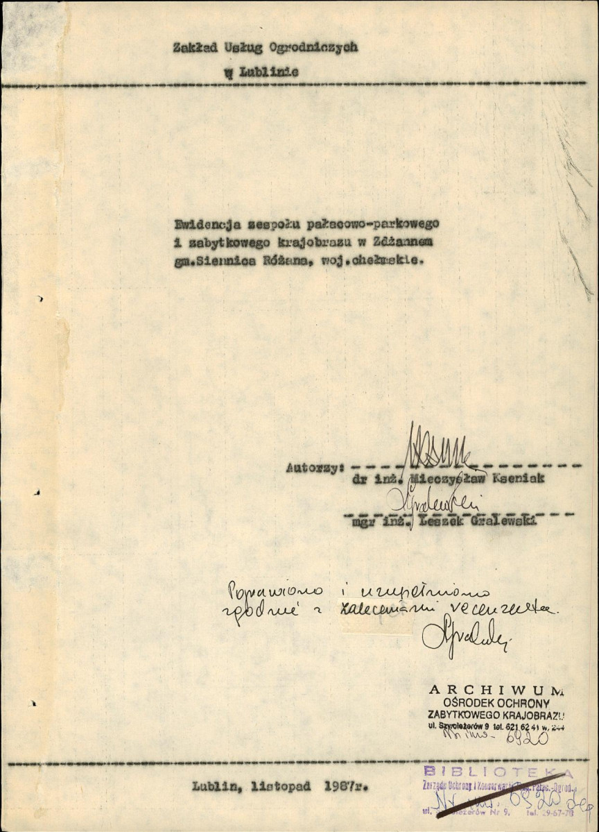 EP - Ewidencja parkowa, skan nr 6