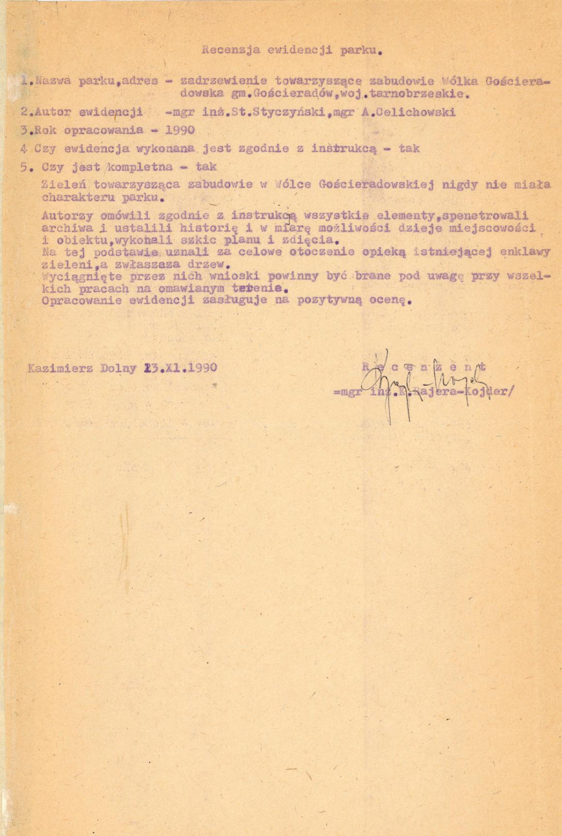 Ewidencja parkowa, skan nr 5