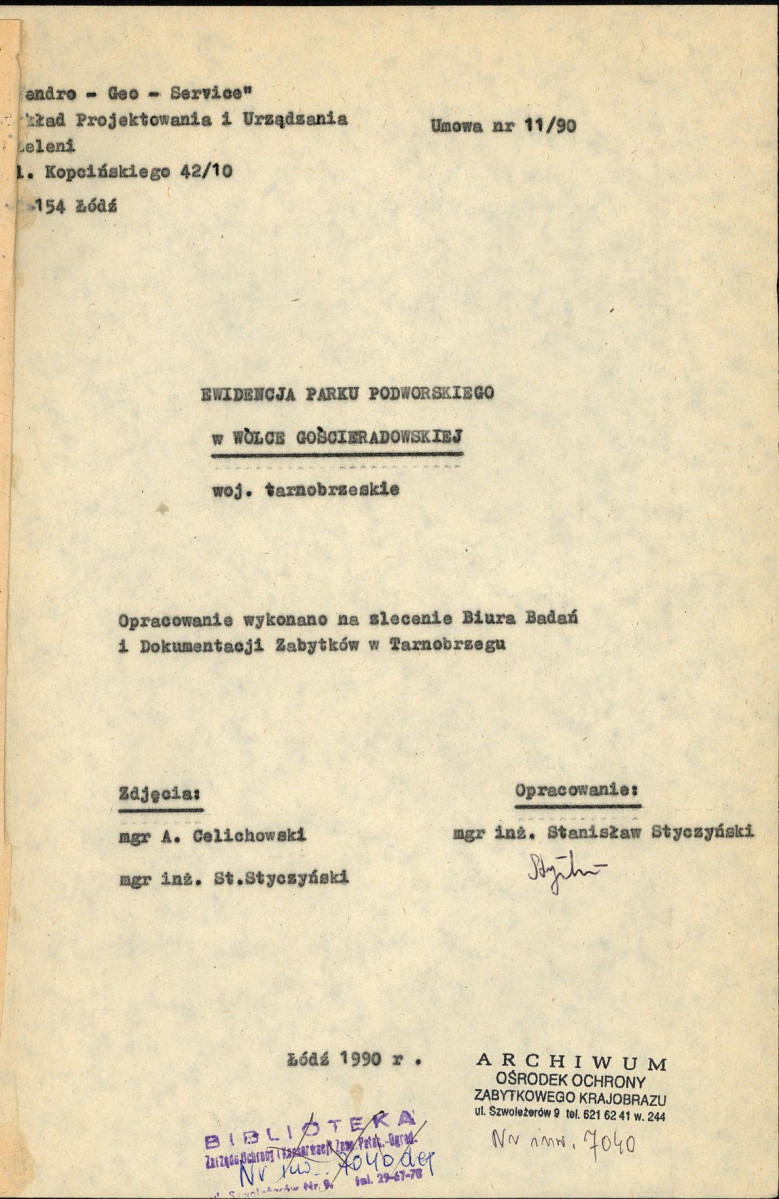 Ewidencja parkowa, skan nr 6