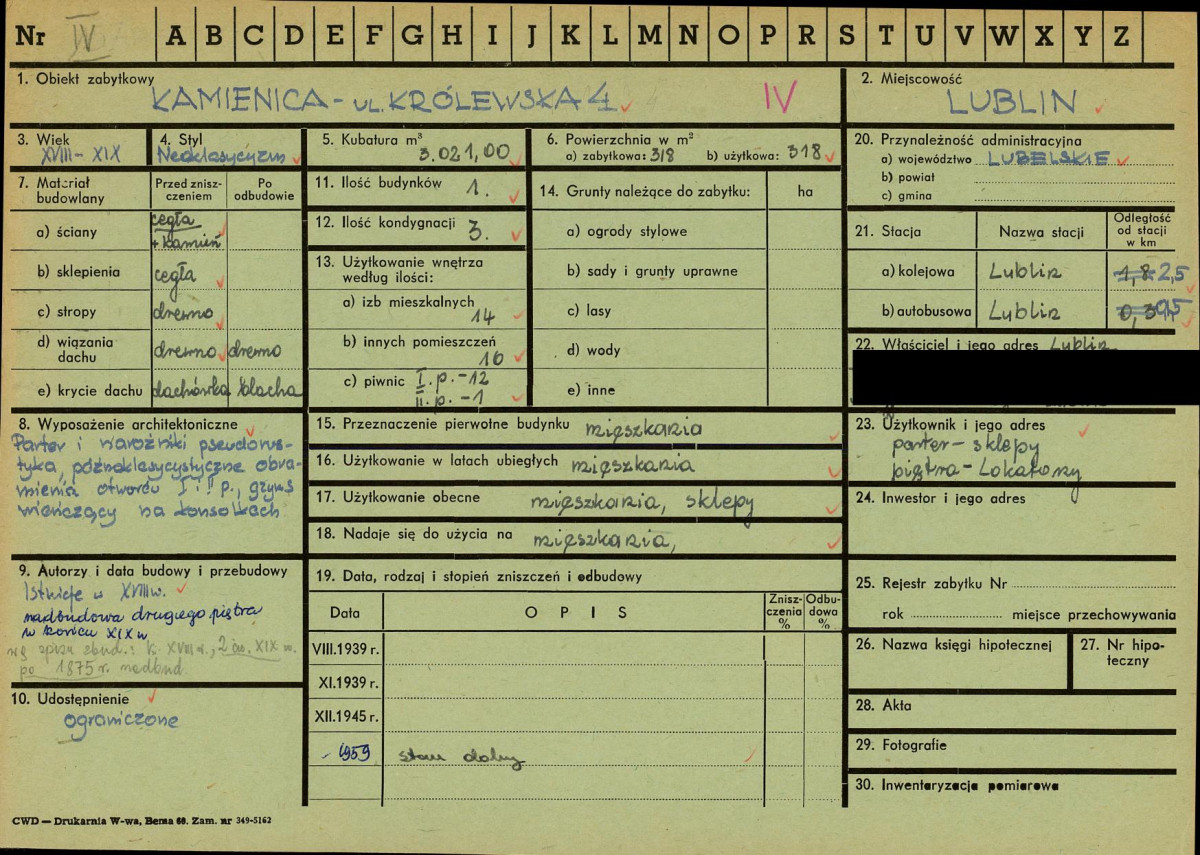 KZ - Karta zielona, skan nr 1