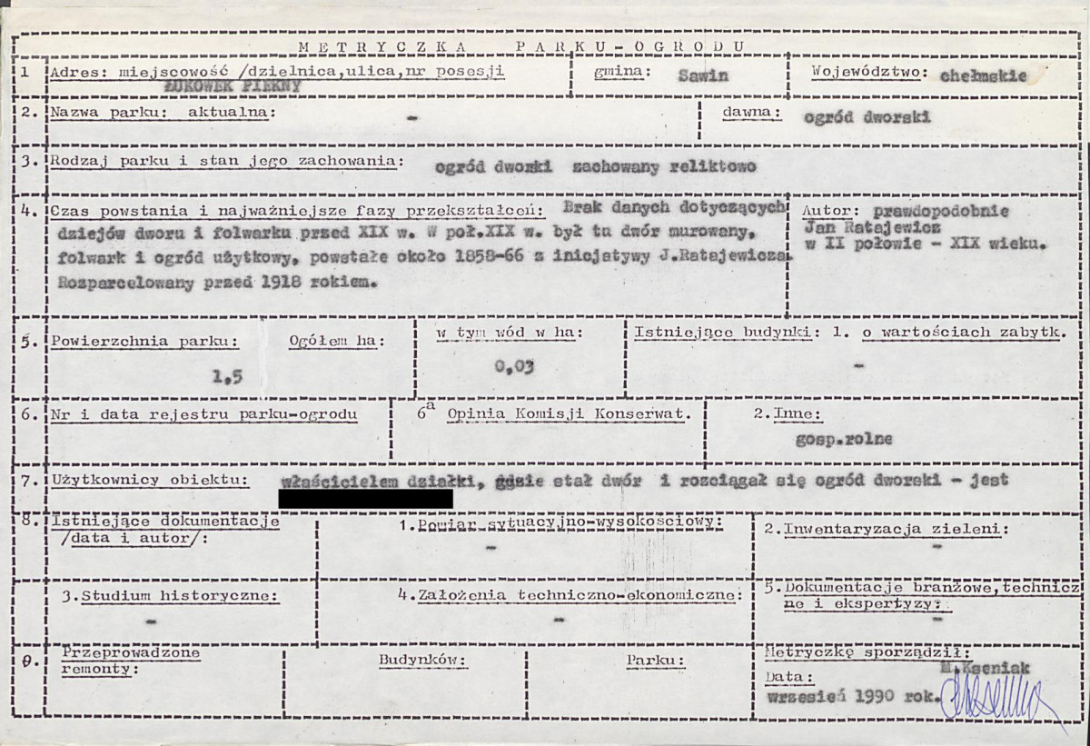 EP - Ewidencja parkowa, skan nr 6