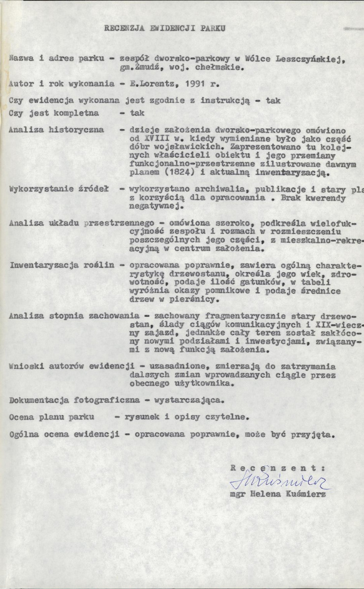 Ewidencja parkowa, skan nr 4