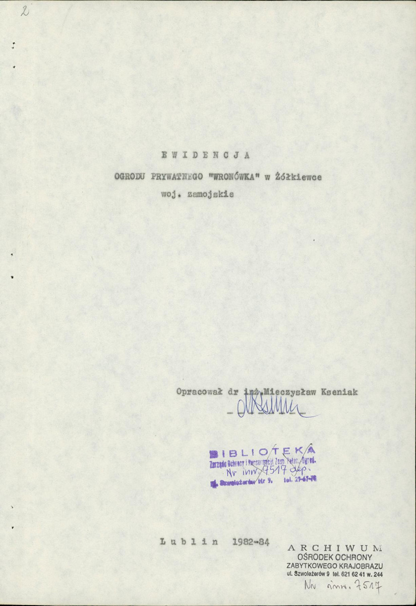 EP - Ewidencja parkowa, skan nr 4
