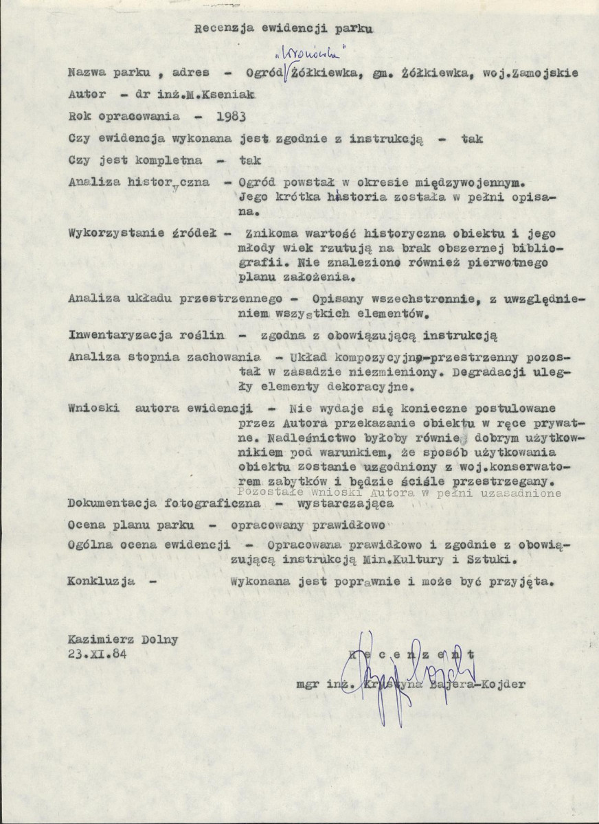 EP - Ewidencja parkowa, skan nr 5