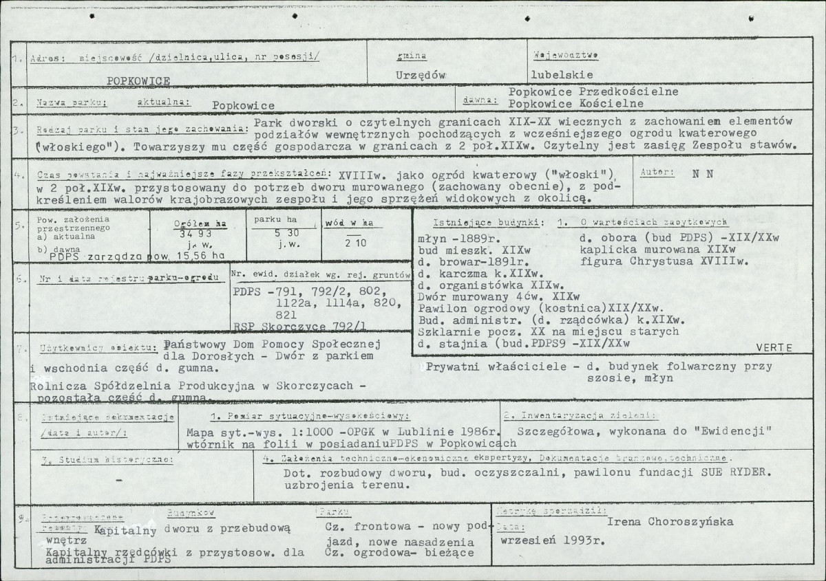 EP - Ewidencja parkowa, skan nr 6