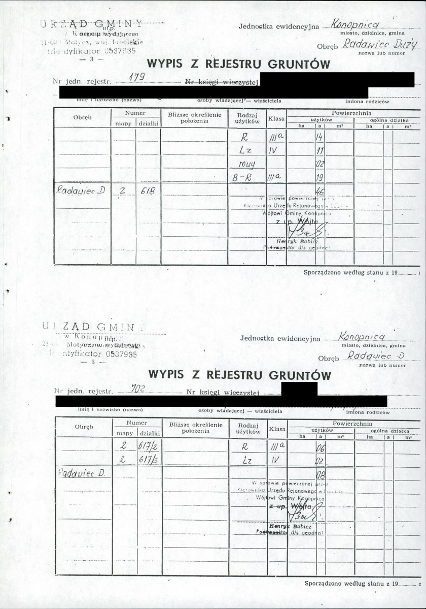 EP - Ewidencja parkowa, skan nr 28