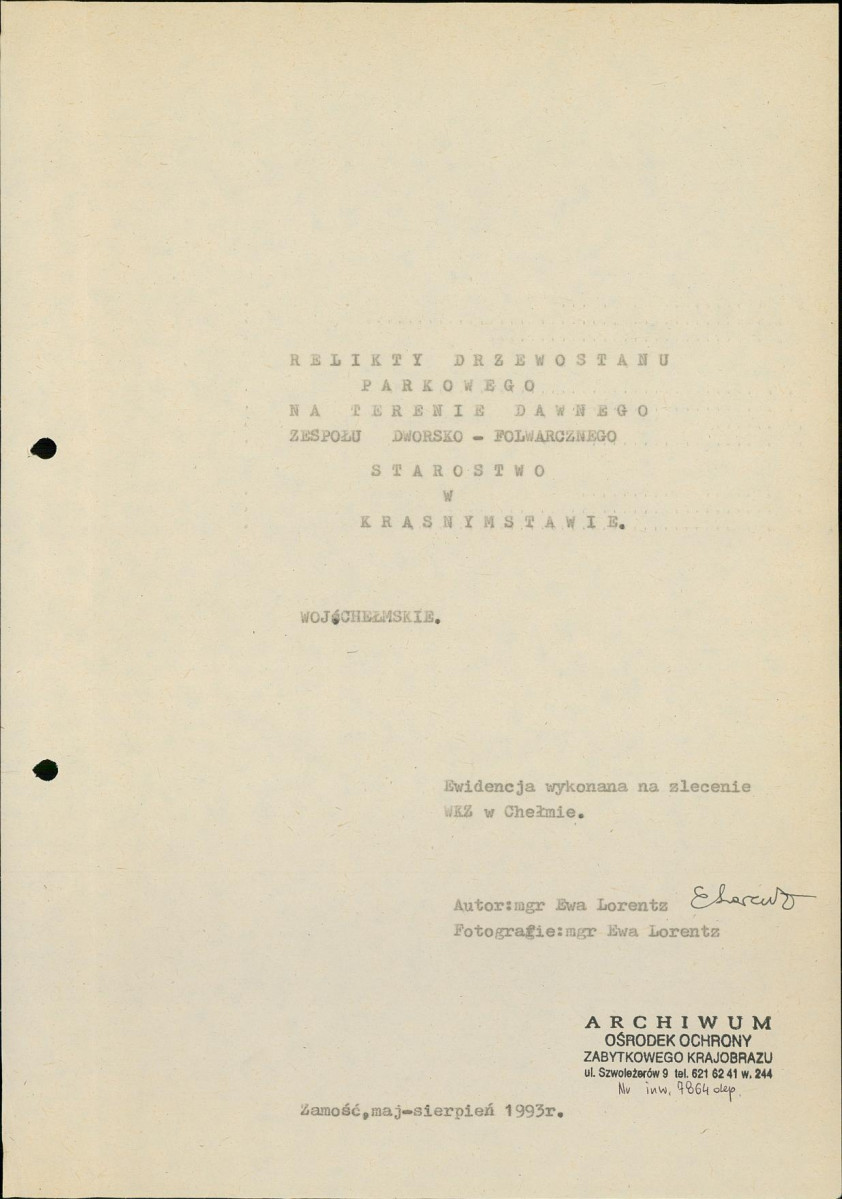 Ewidencja parkowa, skan nr 6
