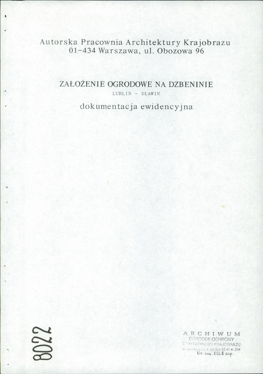 EP - Ewidencja parkowa, skan nr 2