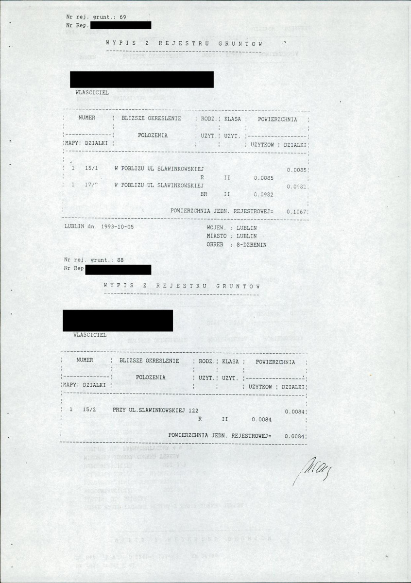 EP - Ewidencja parkowa, skan nr 20