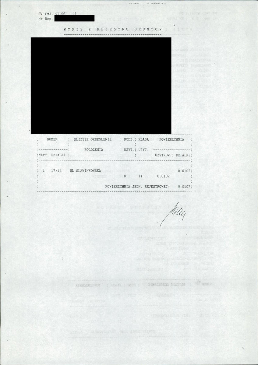 EP - Ewidencja parkowa, skan nr 21
