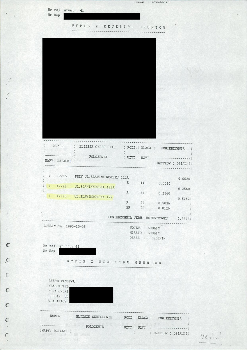 EP - Ewidencja parkowa, skan nr 22