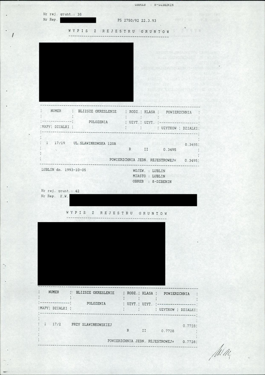 EP - Ewidencja parkowa, skan nr 23