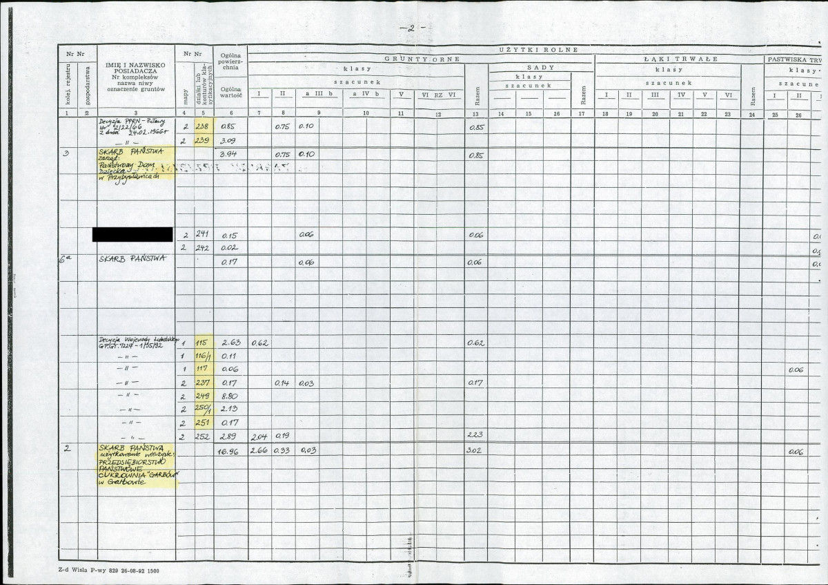 EP - Ewidencja parkowa, skan nr 22