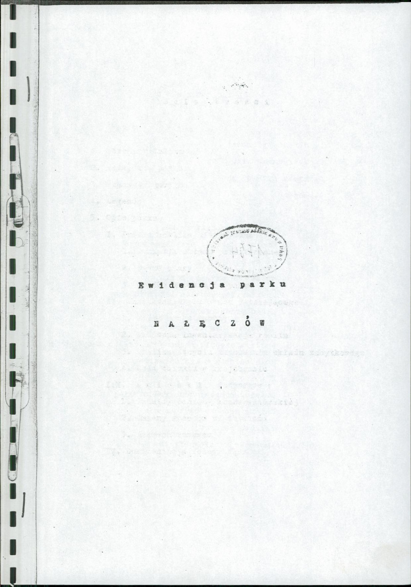 EP - Ewidencja parkowa, skan nr 2
