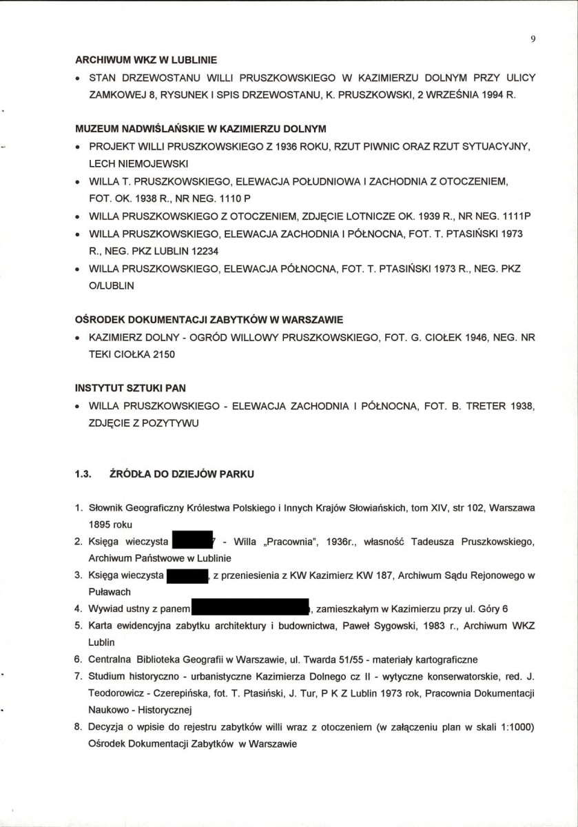 EP - Ewidencja parkowa, skan nr 13