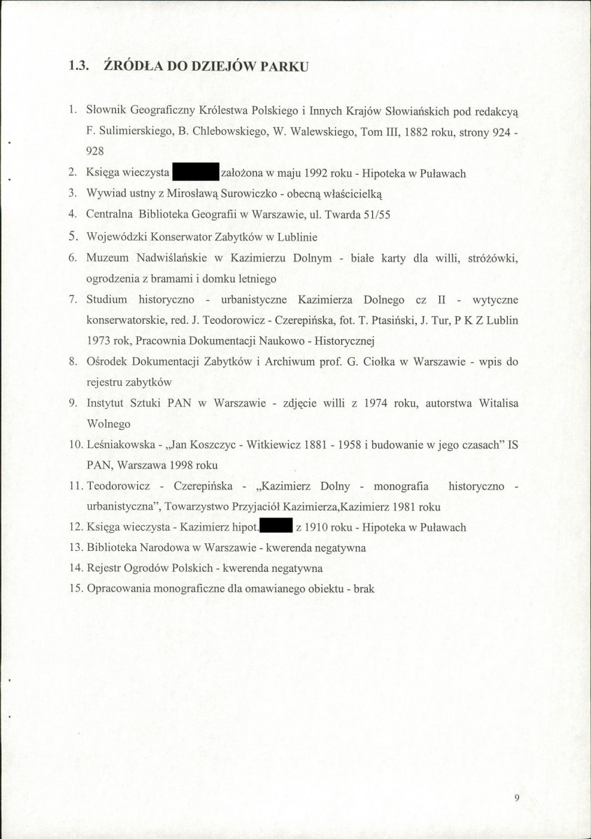 EP - Ewidencja parkowa, skan nr 20