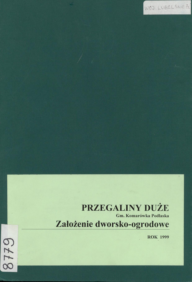 EP - Ewidencja parkowa, skan nr 1