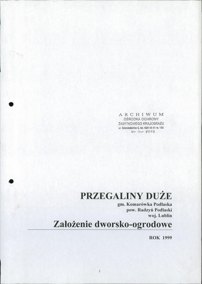 EP - Ewidencja parkowa, skan nr 3